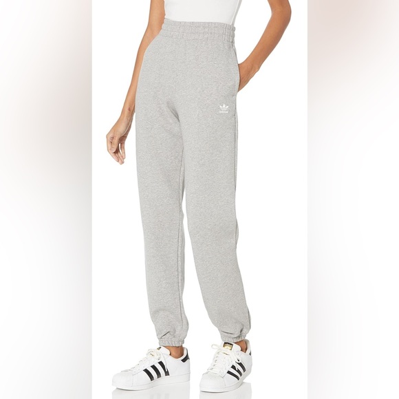 adidas Originals Women's Plus Size Adicolor Essentials Fleece Joggers - Picture 1 of 8